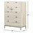 Loki 36'' W 5 - Drawer Dresser-654315792