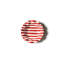 Red Stripe Ruffle Flare Small Bowl