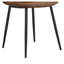 Ensemble de table de salle à manger 78,7 po en marbre noir luxueux avec 8 chaises en tissu technique brun - Mobilier de cuisine moderne-93778741