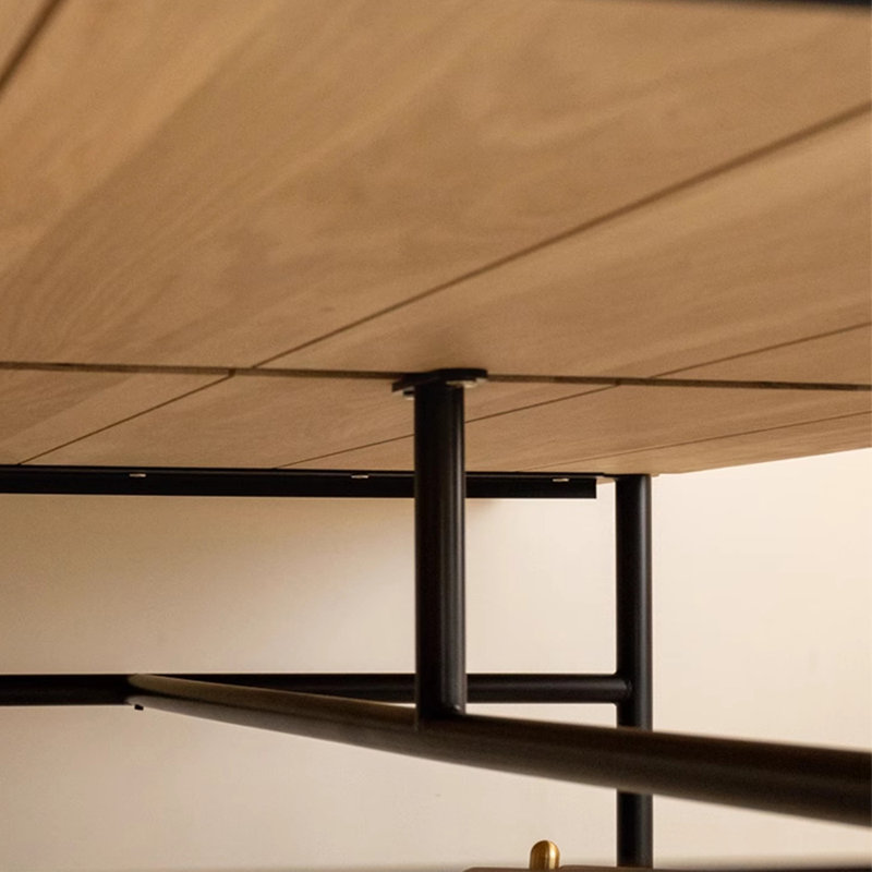 Ensemble de table de salle à manger en bois massif de style américain., H 29,5 po x L 86,6 po x l 35,4 po