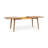 7 Pieces Outdoor Modern Expandable Dining Set with Stackable Chair,Teak-1627315537