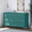 Commode 6 tiroirs avec pieds en bois massif