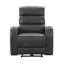 Fauteuil inclinable de cinéma maison en cuir véritable de 37 po de largeur-1361242617