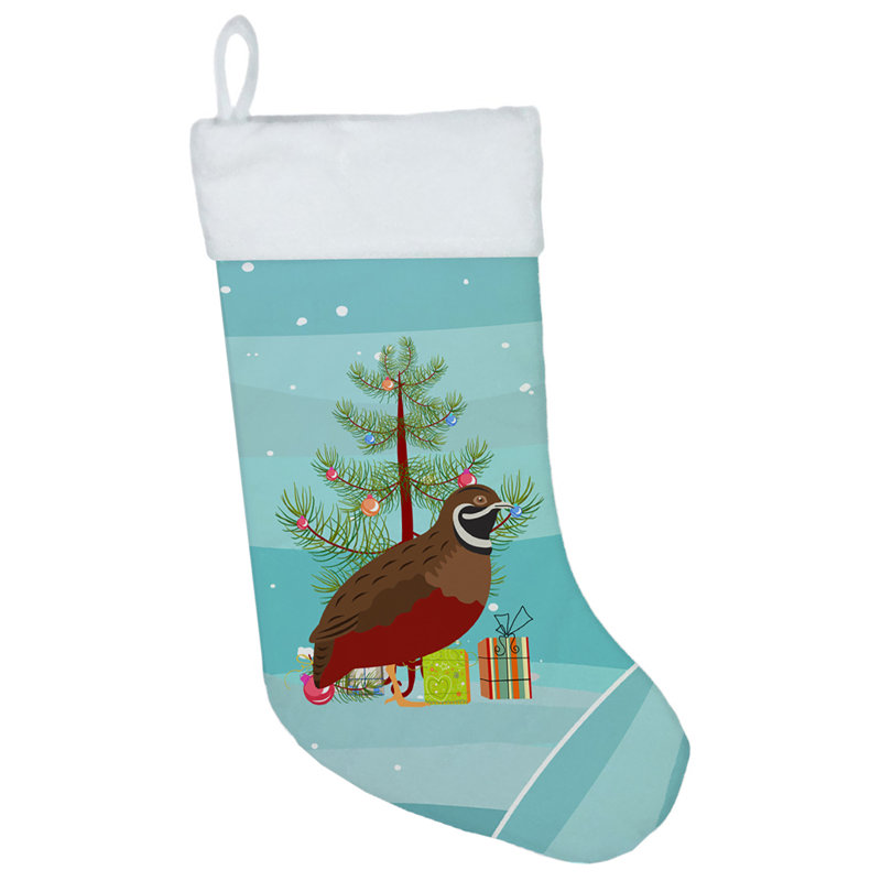 Chaussette de noël roi quail