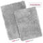 Ensemble de 2 tapis de salle de bain Kriner Luxury-302912351