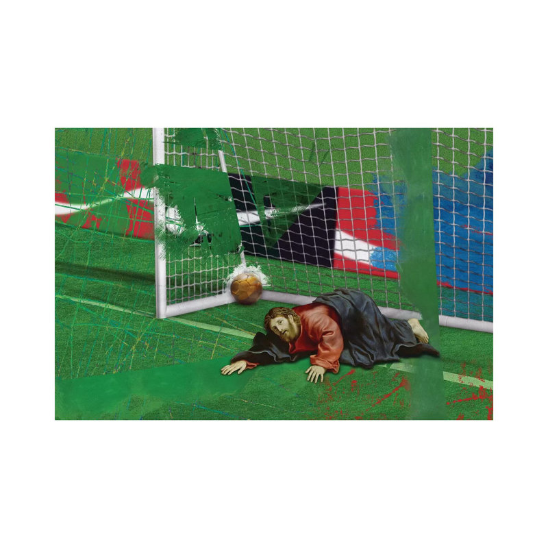 Gooooal by José Luis Guerrero - 1 Piece Wrapped Canvas Wall Art, 45.72cm H x 66.04cm W x 1.905cm D