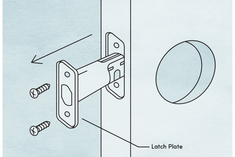 How to remove a door knob