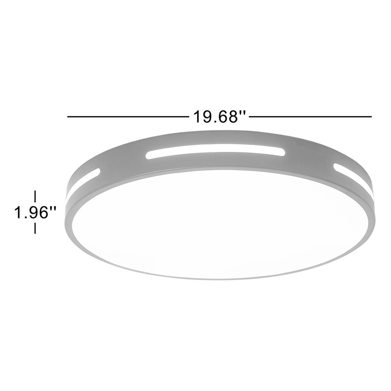 Elenta LED Flush Mount, Black
