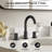 Widespread 2-handle Bathroom Faucet With Drain Assembly-116874334