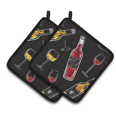 Caroline's Treasures Polyester Potholder Set