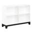 Bibliothèque rustique blanche à 4 tablettes - Meubles en bois pour la maison et le salon Chambre en bois