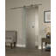  Porte de grange en verre New Vision avec trousse de quincaillerie d'installation-21897517