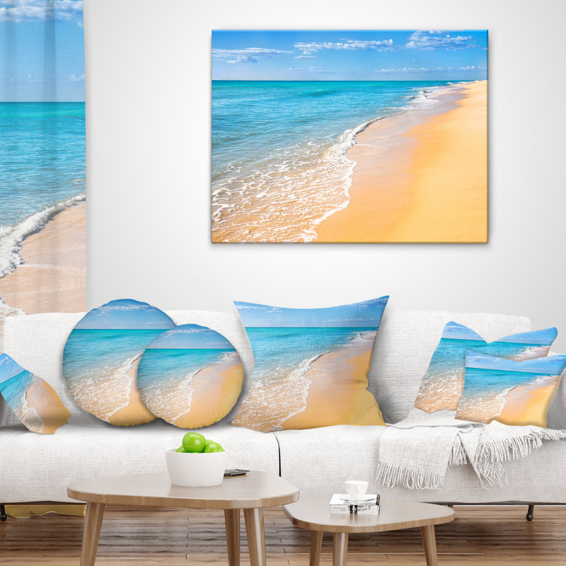 Coussin Tropical Sea and Sky - Sea & Shore, 18 po x 18 po