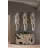 Cast Dancing Wall Sculpture, Passé, Faux Bleached
