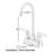 Kingston Brass Nuvofusion Two-Handle 2-Hole Deck Mount Bar Faucet-40580524