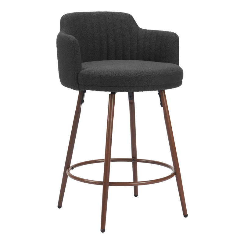Ensemble de 2 tabourets de bar pivotants Kavaris, Tabouret de bar (siège d'une hauteur de 29,9 po)