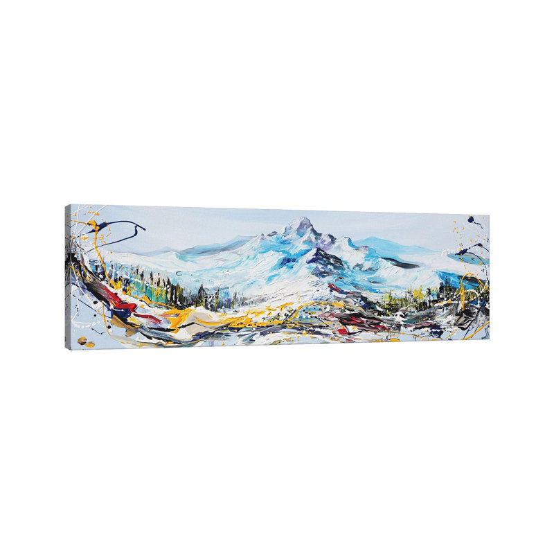 Mountain Peak by Piero Manrique - Wrapped Canvas Panoramic Print, 121.92 cm H x 40.64 cm W x 1.91 cm D