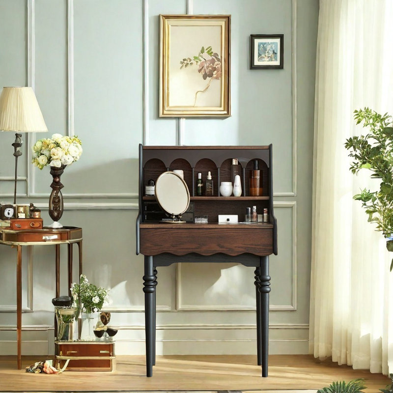 Petite commode moderne noire simple