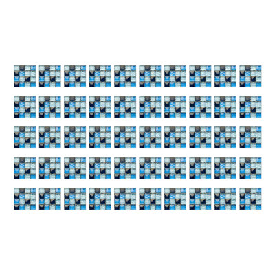 Autocollants muraux auto-adhésifs à carreaux de cristal