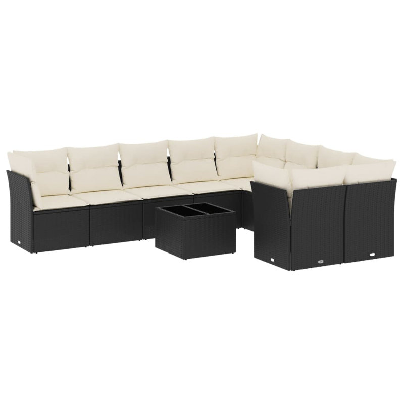 Ensemble de canapé de jardin Vidaxl PE