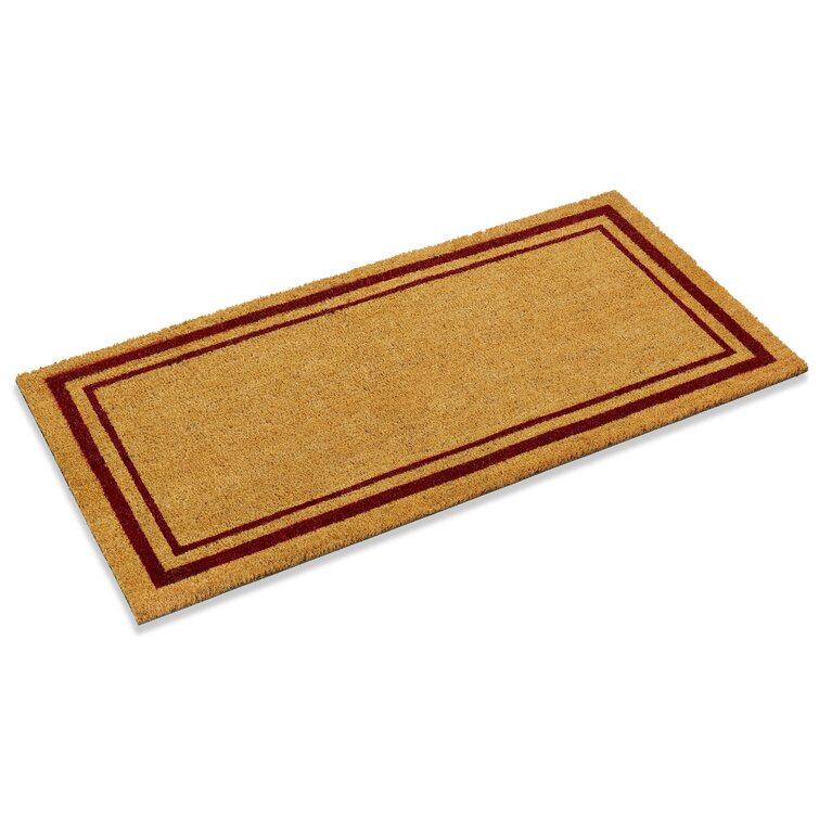 Edicott Rubber and Coir Albena Bronze Finished Heavy Duty Doormat 24x36 Charlton Home