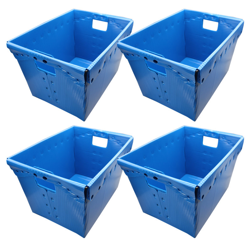 Plastic Cube Set, Blue