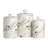 Porcelain China Canister - Set of 3