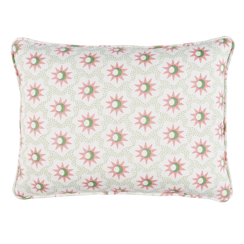 Lucie Pillow, 12"H x 16"W, Blue, Rectangular