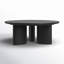 Barnard Round Wood Coffee Table-778362343