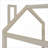 Twin Size Velvet Upholstered House Bed Frame - Pinewood Build, Beige - No Box Spring Needed