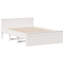 ClassicLiving Bed Frame Without Mattress With Headboard Solid Wood Pine-606752476-606752474