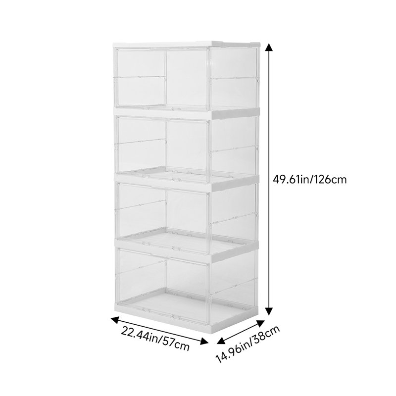 4 Pair Shoe Storage Box
