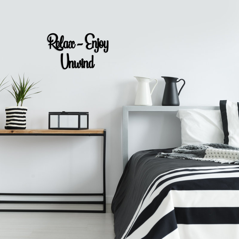 Wall Décor, Relax - Enjoy - Unwind