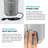 KRAUS WasteGuard Continuous Feed Motor Garbage Disposal with Power Cord and Universal Mount