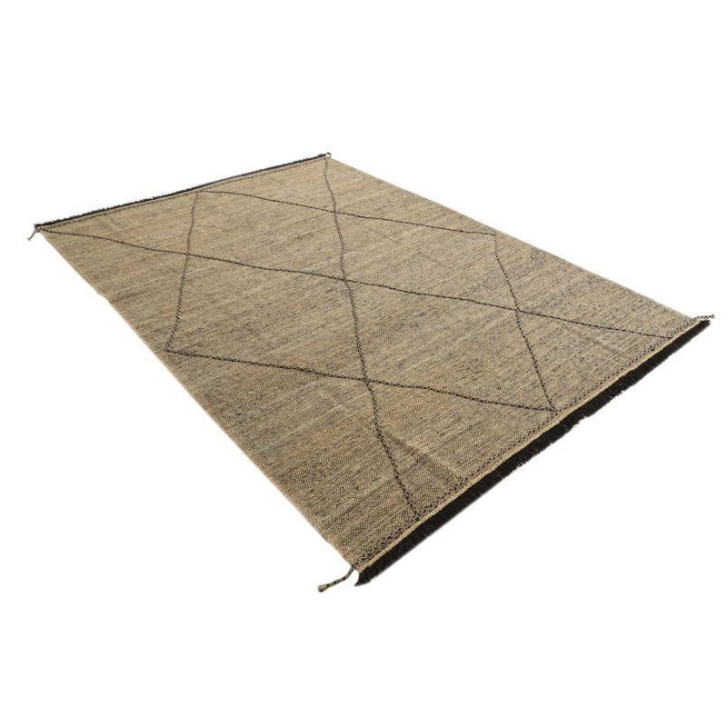Tapis brun clair 7 x 10 Pinson