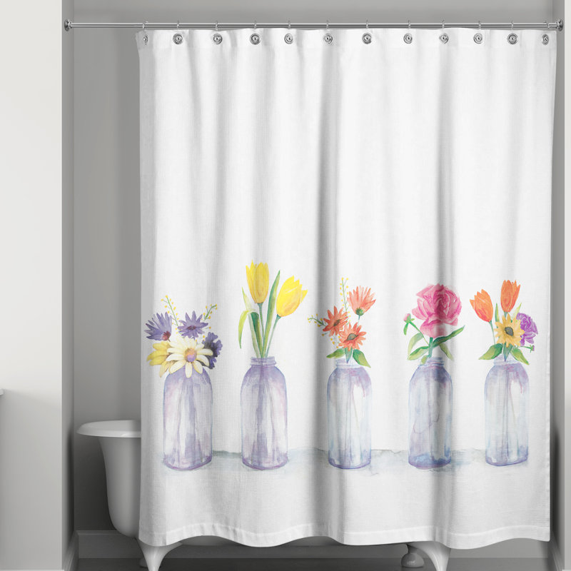 Kwan Floral Shower Curtain