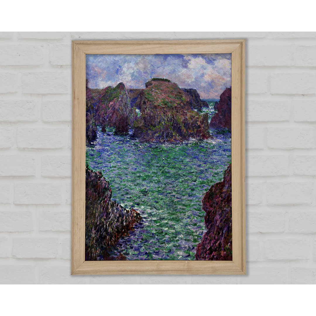 Monet Port-Goulphar - Einzelner Bilderrahmen Kunstdrucke