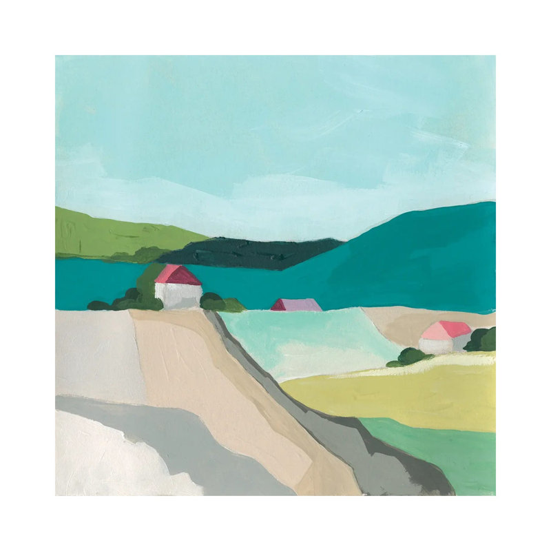 Farm Vista I 1 Piece Wrapped Canvas Painting, 45.72 cm H x 45.72 cm W x 3.175 cm D