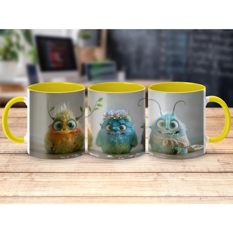 Ceramic Coffee Mug, Yellow