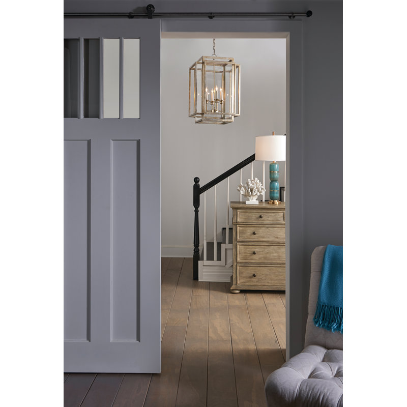 Amherst 4 - Light Chandelier, Antique Gold Leaf