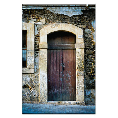 Doors Of Italy - Mattina Ardono by Joe Vittorio - Wrapped Canvas Print
