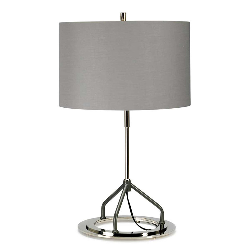 Lorsworth Ceramic Table Lamp, Dark Grey