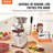 VEVOR Stainless Steel Manual Burger Maker