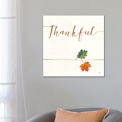 Underlined Fall VII 1 Piece Wrapped Canvas Wall Art