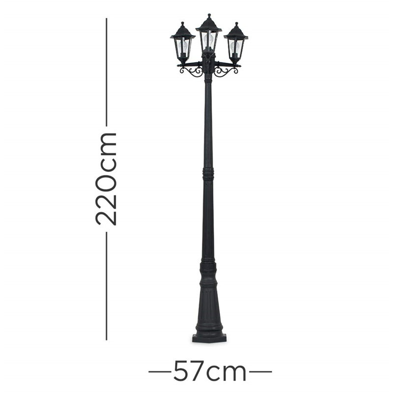 Efrosina Matte Black Pathway Light