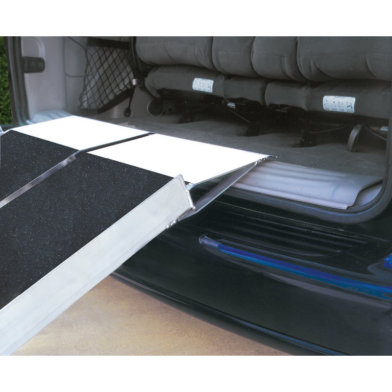 Prairie View Industries Metal Foldable Van Ramp, 8' L