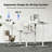 Electric Standing Desk With Drawers,Home Office Height Adjustable  Desk with Large Monitor Shelf-2022676707-2022635908