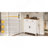 Nakitta Kitchen Storage Cabinet, Modern Farmhouse Buffet Cabinet with Storage, Coffee Bar with 2 Drawers and 2 Doors, Floor Sideboard Buffet for Living Room, Dining Room, Bathroom-1117817013