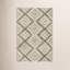 Diamond Cove Green Hand Tufted Wool Rug-743605459