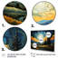 «Vangogh The Swaying Cypress III», art mural sur toile Vangogh-386400891-386400888